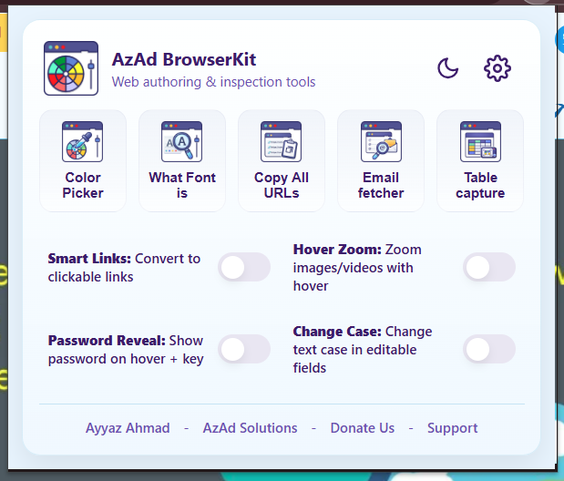 Font Inspector Feature